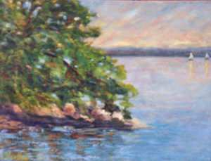 High Tide on the Potomac (12x16)