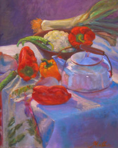 Still Life With Peppers (24 X 18)