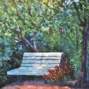The Park Bench (18X18)