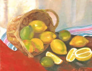 A Basket Of Lemons (16x20)