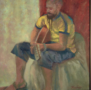 The Guitar Player (24x24)