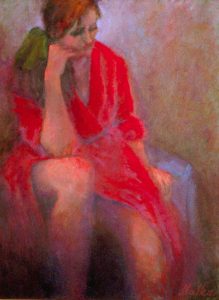 The Red Robe (24x18)