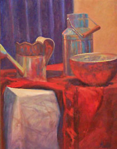 Still Life With Cans and Bowl (23 5X18)